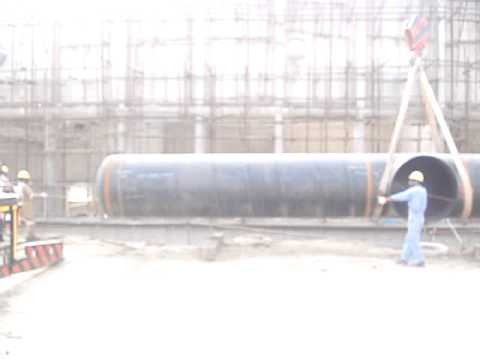 OU09 Cooling Water Pipe Line Erection of 56 Inches Line.MPG
