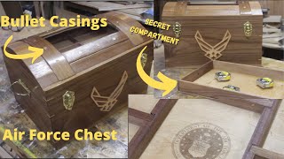 Treasure Chest with secret compartment ( Air Force Chest ) ( Military shadow box ) by Last Leaf Studio 1,073 views 2 years ago 15 minutes