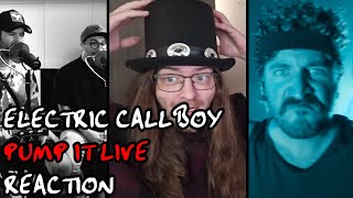 I WANT TO HAVE A BEER WITH THESE GUYS!!! | Electric Callboy - Pump It LIVE (REACTION)