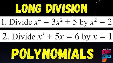 Long Division With Polynomials - The Easy Way!