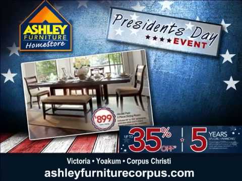 ashley furniture homestore president's day sale 2014 - youtube