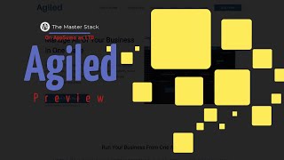 Agiled Preview, on AppSumo as a Lifetime Deal, your All-In-One Business Software