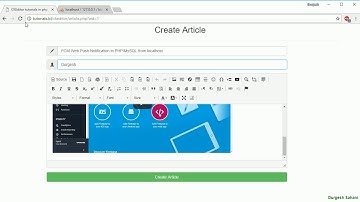 Populate data in editor and update in php and mysql part5