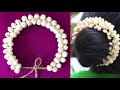 How To Make Artificial Jasmine Buds /Jasmine flower Veni /tissue paper craft /Jasmine flower garland