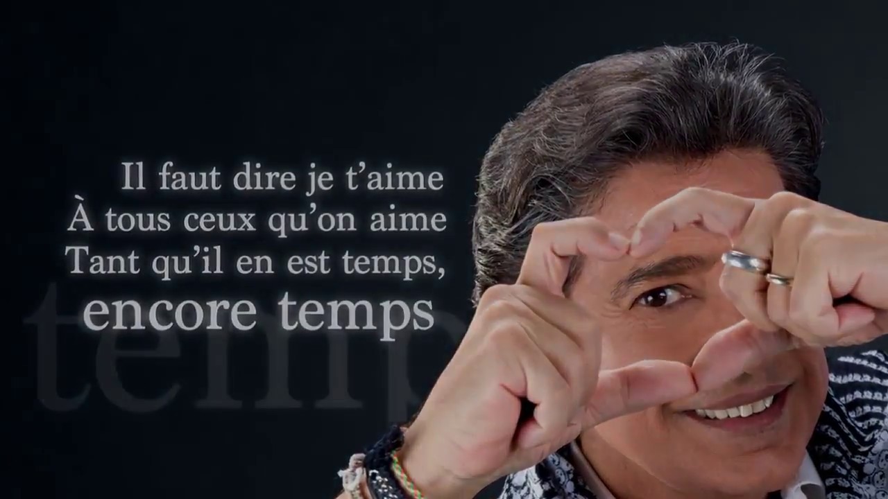 Frédéric François à Tous Ceux Qu'on Aime écouter A tous ceux qu'on aime Frédéric François MUSIC - YouTube