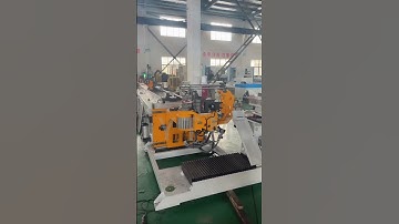 CNC38 tube bending machine with saw cutting for copper pipe, long pipe bending and cutting