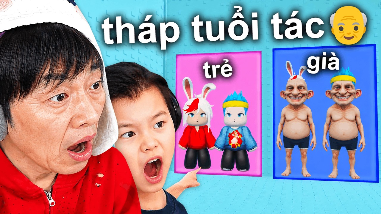 TUI VÀ JAYGRAY PARKOUR THÁP TUỔI TÁC 👴 trẻ hay già?