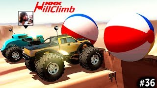 Машины МОНСТРЫ MMX HILL CLIMB #36  Монстр траки  ВИДЕО про машинки  VIDEO cars