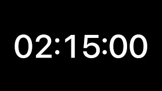 2 Hours 15 Minutes Countdown Timer || 135 Minutes Countdown Timer