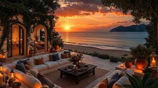 Peaceful Sunset Ambience With Soft Jazz | Cozy Melodies In Elegant Resort For Relaxation & Good M... screenshot 5