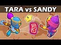 TARA vs SANDY | 1vs1 | Brawl Stars