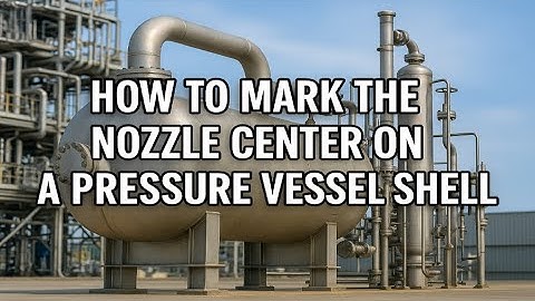 Marking Nozzle Centers on Pressure Vessels – Easy Guide