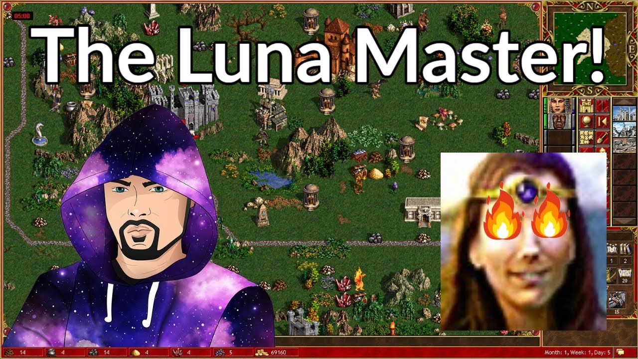 It's not a comeback without a Luna game! || Heroes 3 Conflux Gameplay || Jebus Cross