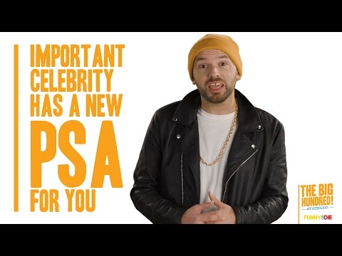 Important Celebrity Has A New PSA For You