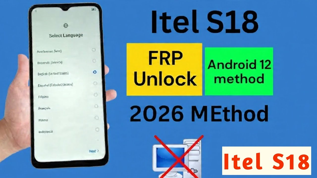 Itel S18 (S663L) Frp bypass Done ✅ Easy 