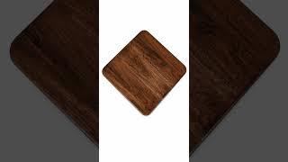 Petra Walnut Wood Square Coffee Table | Mid Century Modern Design by TomRuque