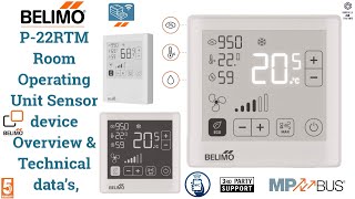 Belimo P‑22RTM‑1900D‑1 Room Unit Overview & Tech Specs! 🛠️
