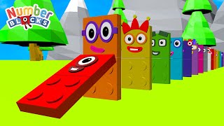 Count Big Numbers with Numberblocks 1 to 100 | Bright Color Math Fun for Kids 🌈✨
