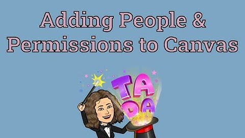 Adding Roles in Your Canvas Course