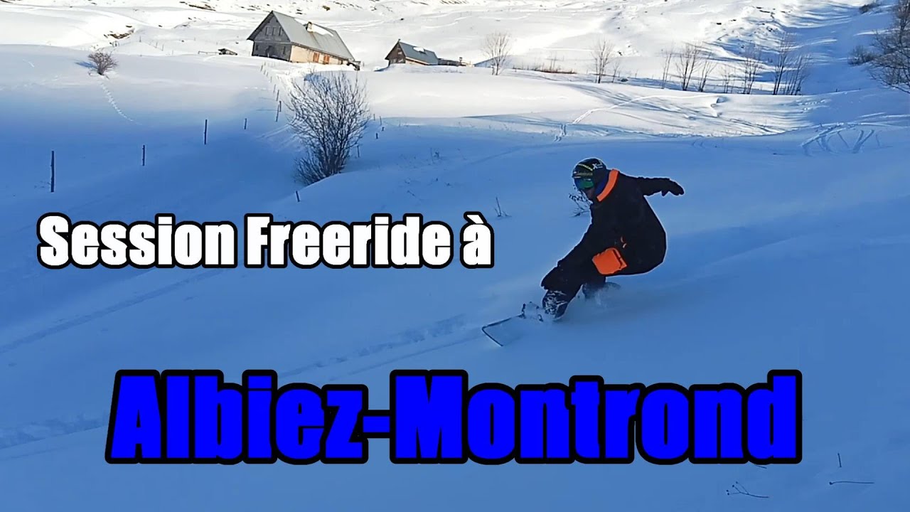 Session Freeride à Albiez-Montrond