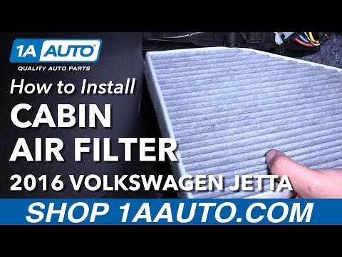 How to Replace Cabin Air Filter 07-17 Volkswagen Jetta