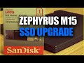 ASUS Zephyrus M15 Gaming Laptop SSD Upgrade Guide