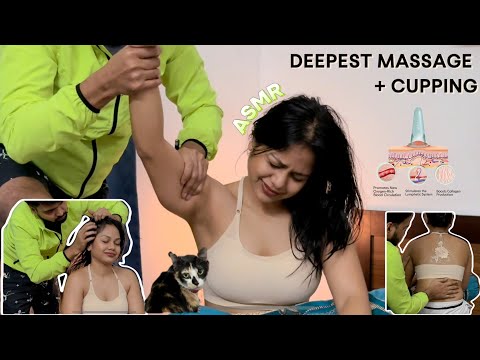 ASMR Master Akshay's Sleep Inducing Indian Head Massage & Cupping Sounds (Cranial Nerve Relaxation)