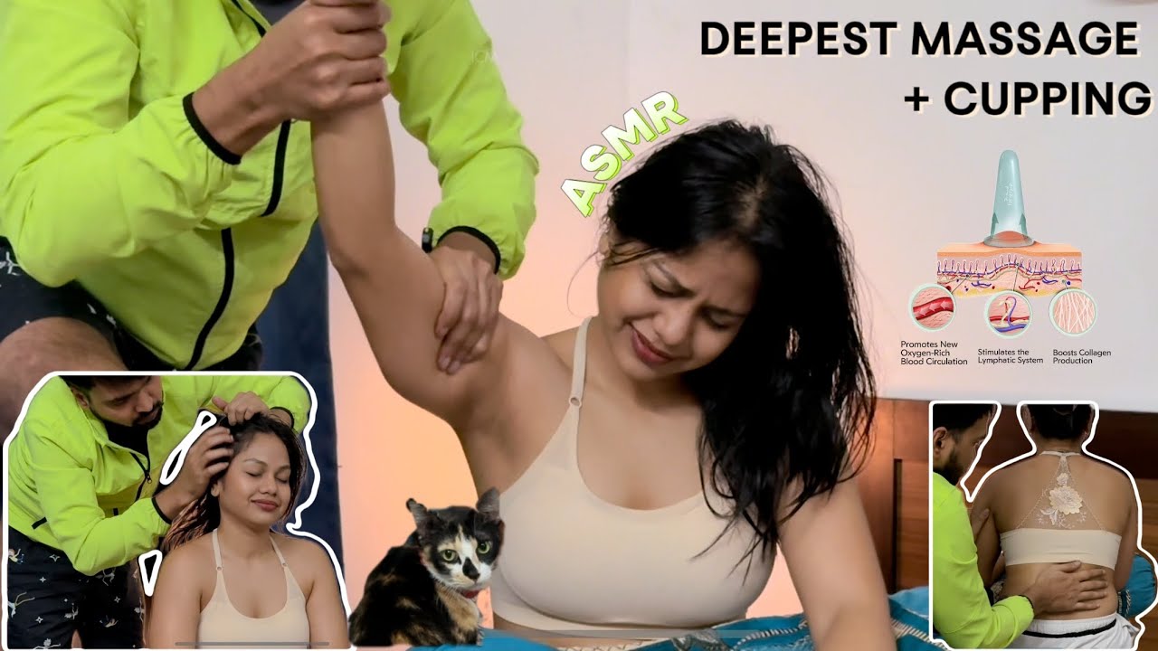 ASMR Master Akshay's Sleep Inducing Indian Head Massage & Cupping Sounds (Cranial Nerve Relaxation)