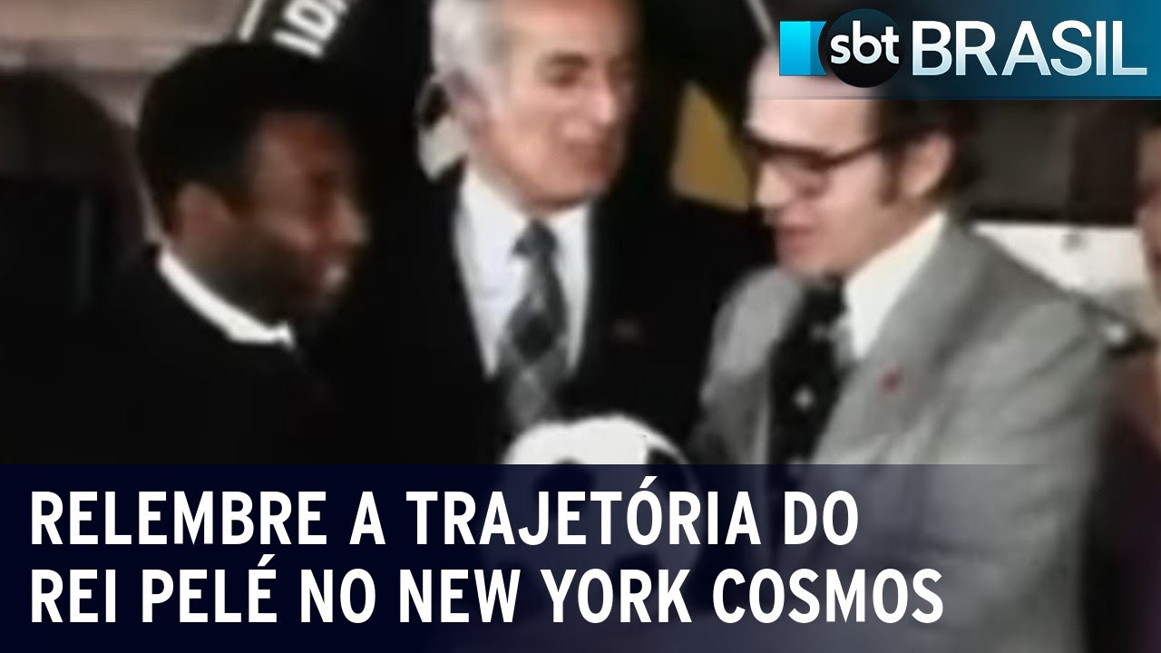 Relembre a trajetória do Rei Pelé no New York Cosmos | SBT Brasil (03/01/22)