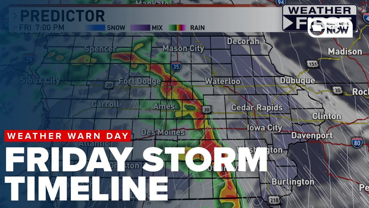 Severe weather threat: Damaging winds expected Friday night in eastern ...