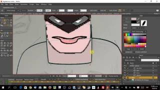 Moho 12 Drawing Batman Part 1 screenshot 4