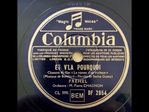 Fréhel " et v'la pourquoi "  1936