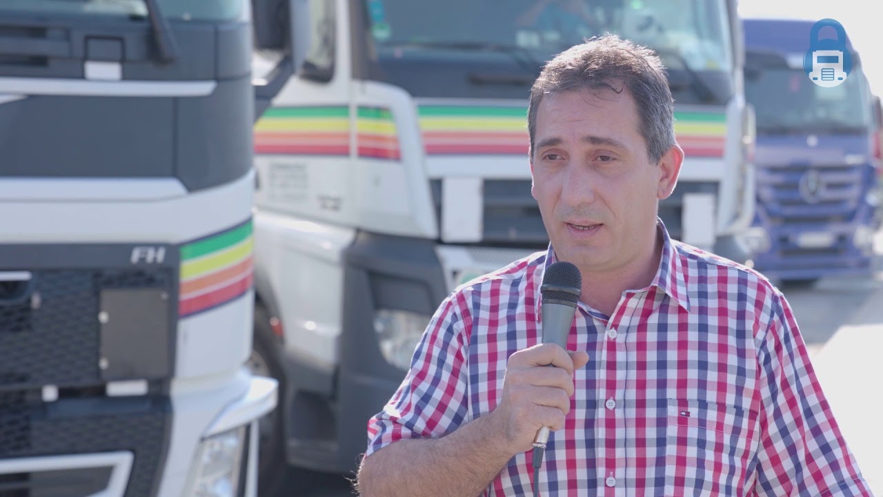 Safe and Secure Truck Parking Area at Lugoj, Romania.