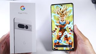 Google Pixel 7 Pro Unboxing & First Impressions (Cameras, Display Speakers) (Snow White)