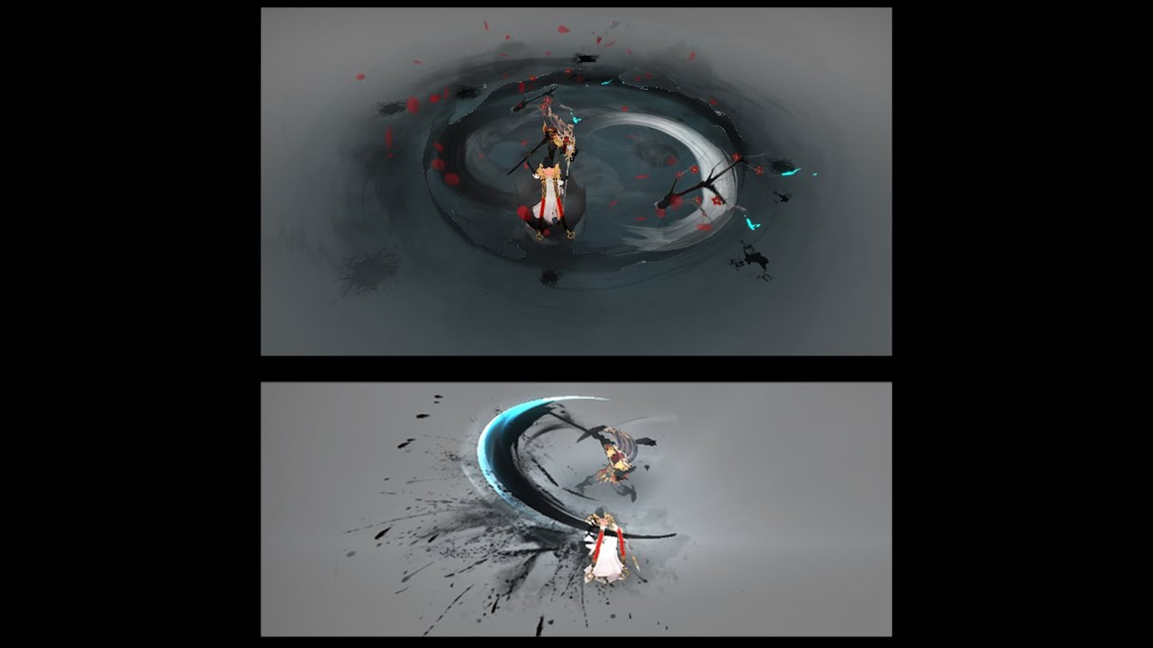 VFX_特效_水墨技能Ink and wash special effects