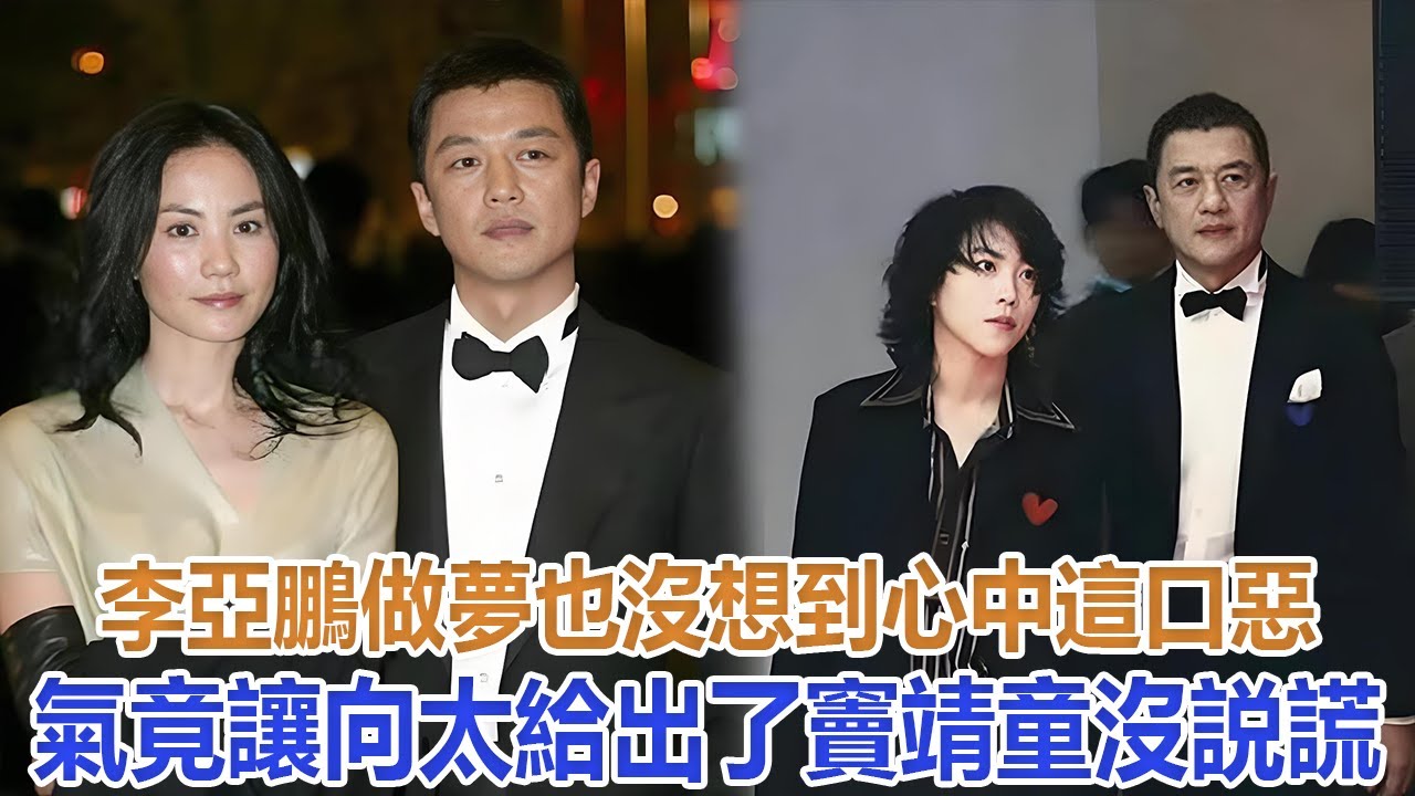 李亞鵬做夢也沒想到，心中這口惡氣竟讓向太給出了，竇靖童沒説謊#謝霆鋒#張柏芝#謝振軒#謝振南#王菲#李亞鵬#竇靖童#李嫣 - YouTube