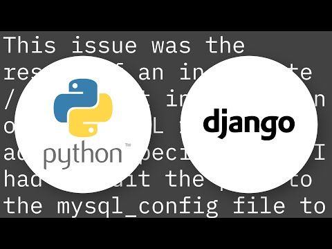 How to use MySQLdb with Python and Django in OSX 10.6?