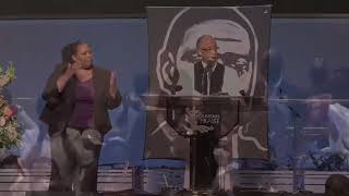 Al Sharpton at George Floyd funeral