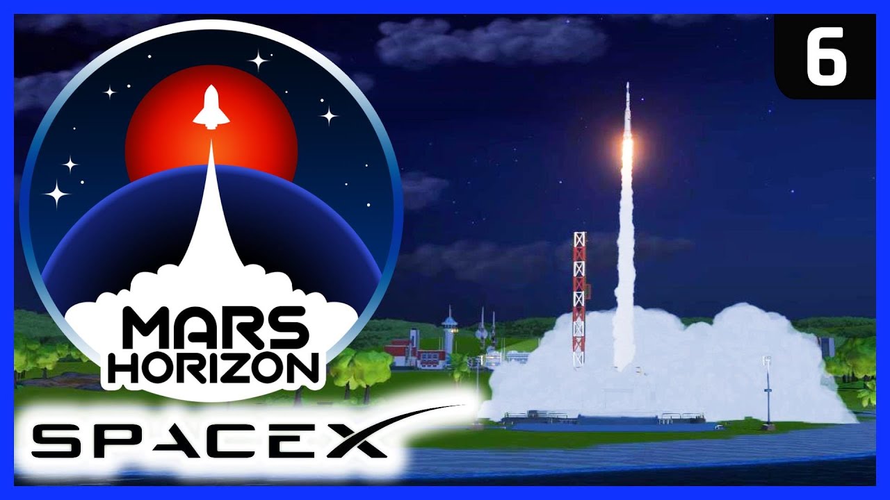 CREW DRAGON Mission! - Ep 6 - MARS HORIZON SPACEX Gameplay / Let's Play