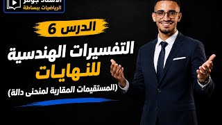 التفسيرات الهندسية للنهايات (المستقيمات المقاربة لمنحنى دالة) شرح مفصل للأستاذ جوفر