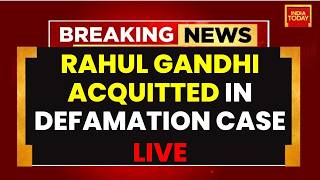 LIVE: Rahul Gandhi acquitted by UP court in 2018 Amit Shah defamation case | BJP Vs Congress