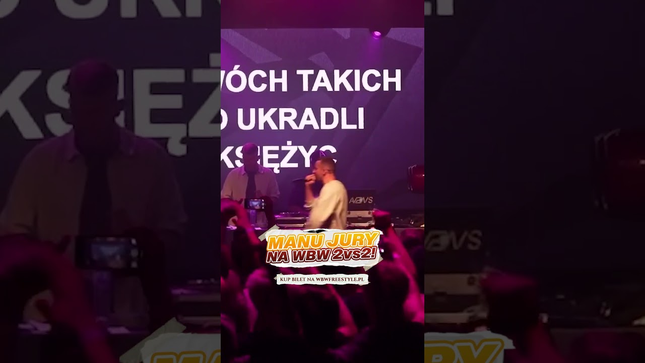 ❤️‍🔥 MANU PIERWSZYM JUROREM WBW 2vs2! | Bilety na wbwfreestyle.pl