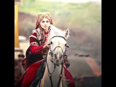 اسب سواری بالا خاتون شورت نگرش بالا خاتون Kurulusosman Ytshorts Viralvideo 