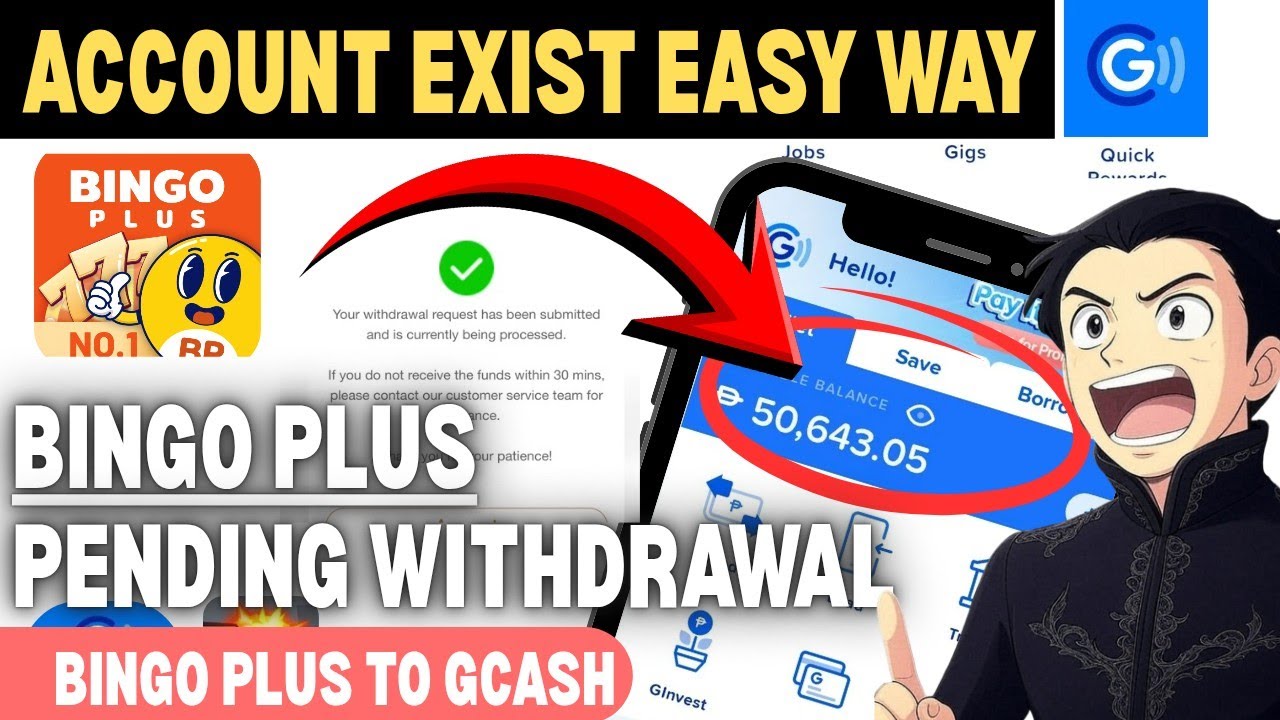 Paano Mag Withdraw sa Bingo Plus Gamit ang GCASH | BINGO PLUS PENDING WITHDRAWAL
