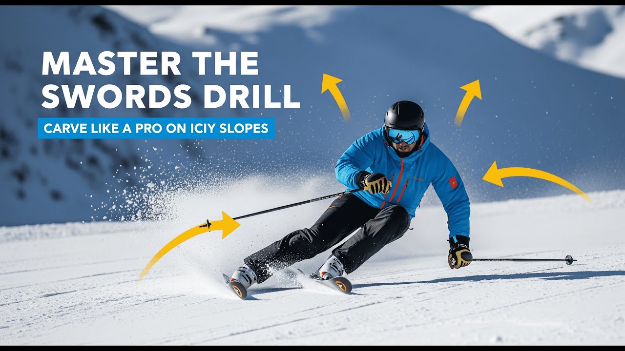 Skiing on Ice Made Easy | The Swords Drill Every Skier Should Know!
