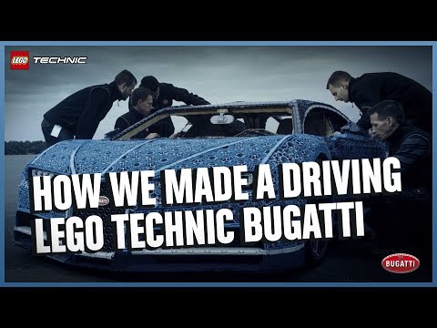 See how it was made - The Amazing Life-Size LEGO Technic version of the Bugatti Chiron