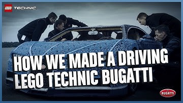 See how it was made - The Amazing Life-Size LEGO Technic version of the Bugatti Chiron
