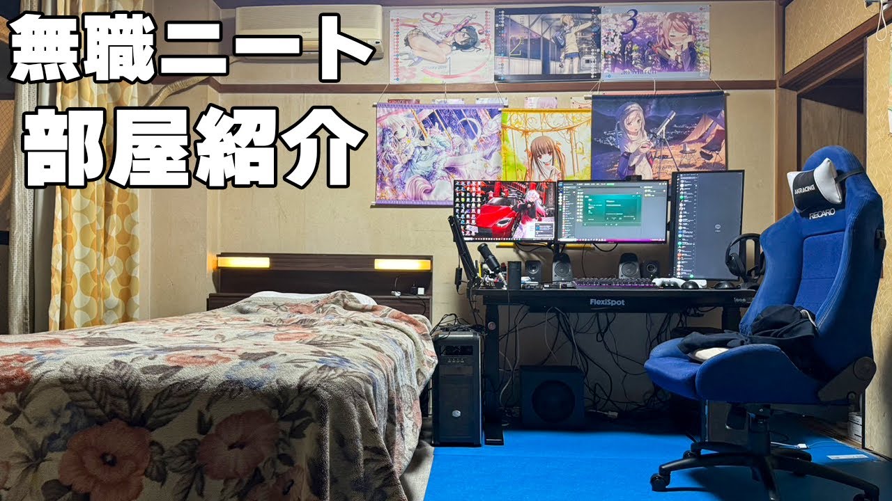 PC部屋紹介】視聴者さんのデスク周りを募集したら無職ニートが来た 