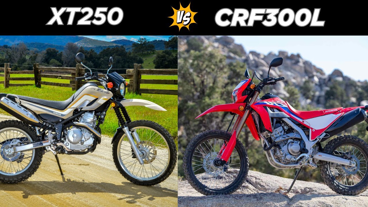 Yamaha XT250 2026 против Honda CRF300L: какой мотоцикл двойного назначения лучше подойдет для нов...