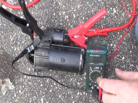 How to test your starter motor & solenoid - Starter troubleshooting